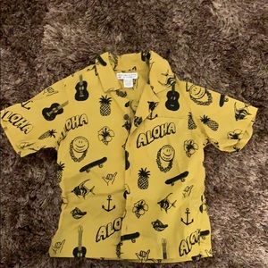 Aloha Hawaii button down shirt